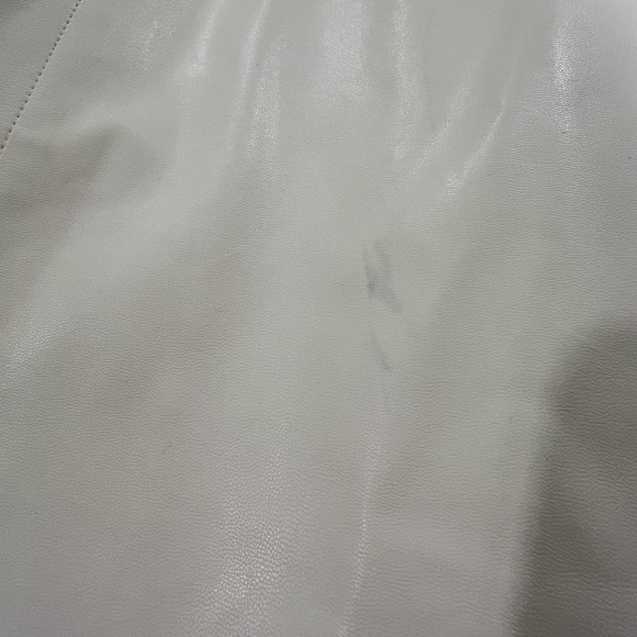 Fake leather jacket off white - Picture 8 of 9